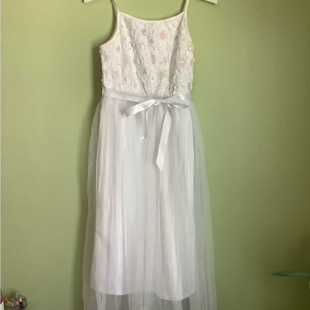 Lilt White Flower Girl Dress